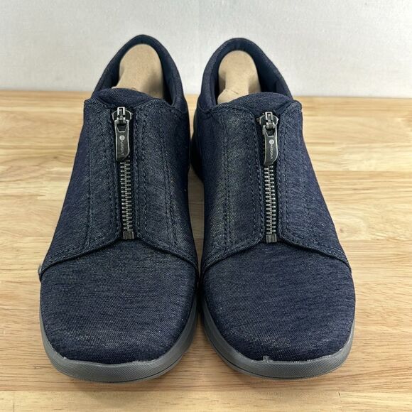 Bzees Glade Washable Slip-ons- Navy- Size 9 M- NIB - Picture 2 of 8